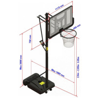 Trụ bóng rổ TL – 621 Trụ bóng rổ TL – 621