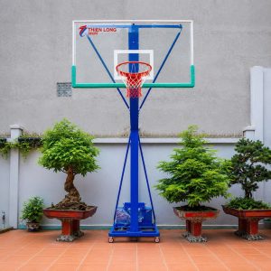 Trụ bóng rổ di động TL-04 – bảng kính cường lực