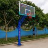 Trụ bóng rổ cố định TL-06 – bảng kính cường lực có điều chỉnh độ cao