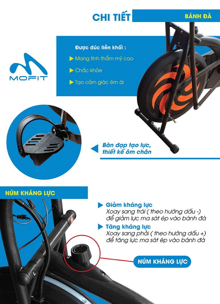 Hình ảnh Xe đạp tập thể dục Mofit MO-2060