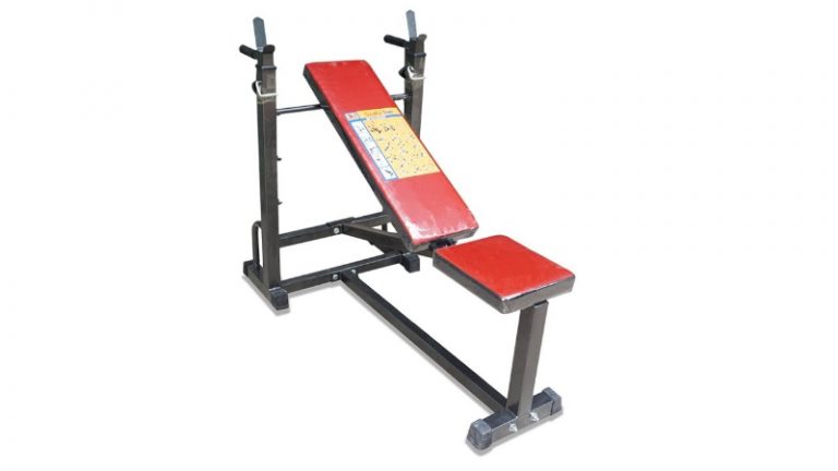Ghế tập tạ có thiết kế đơn giản, nhỏ gọn