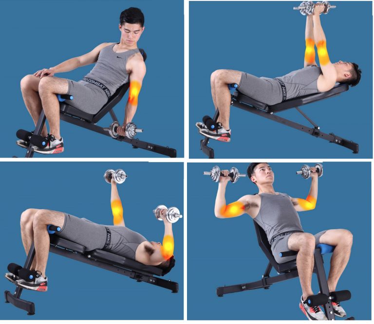 Các bài tập ghế cong tập bụng JN05