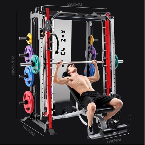 Sơ đồ kích thước bộ khung gánh tạ đa năng JLX9