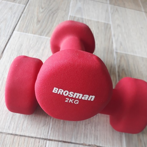 Tạ tay Brosman 2kg đỏ