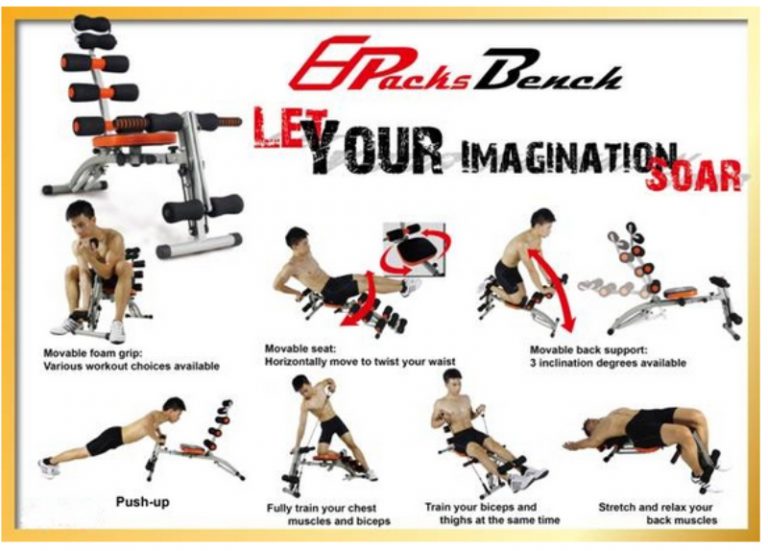 Máy tập cơ bụng Pack Bench Mofit