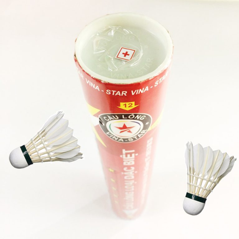 Hình ảnh quả cầu lông Vina Star Đỏ trong tư liệu Thiên Long