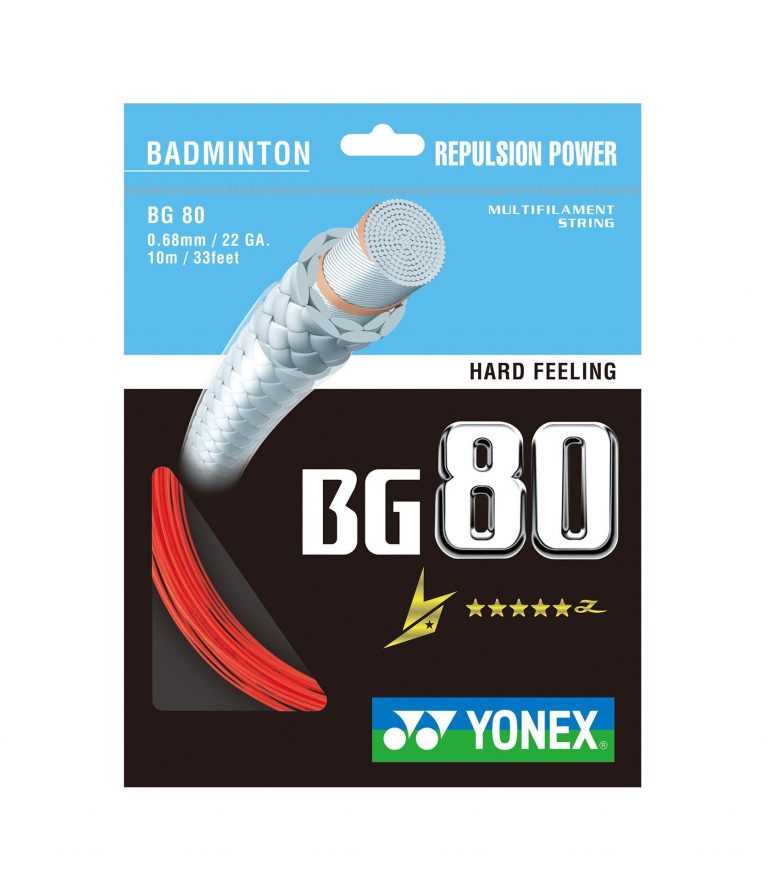 Dây đan vợt cầu lông Yonex BG80 đường kính 0,68mm