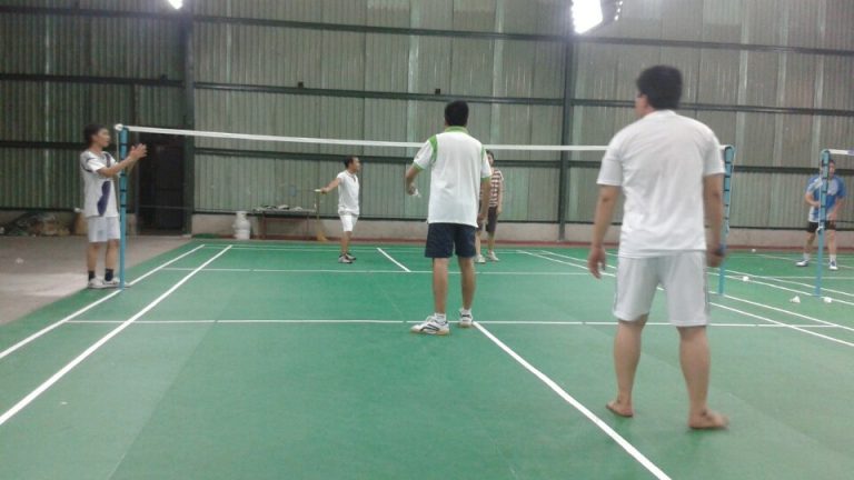 Hình minh họa thảm sân cầu lông và những điều cần kiểm tra khi mua