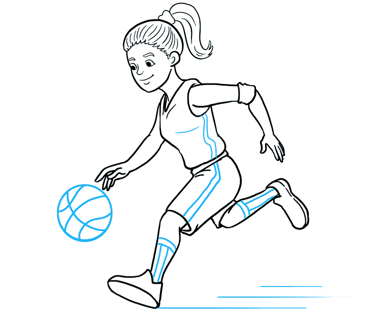 9 Bước đơn giản vẽ dáng người chơi bóng rổ đẹp nhất