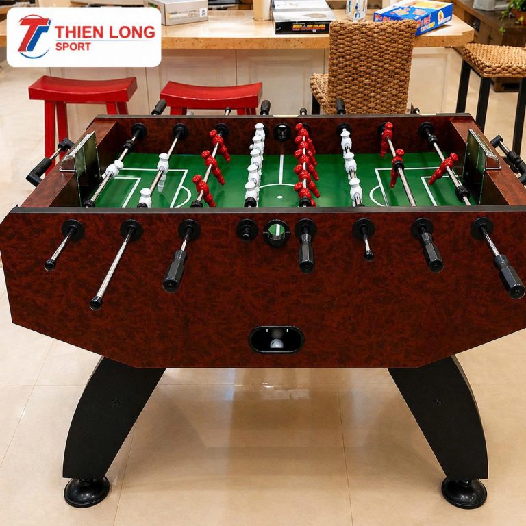 Ảnh bàn bi lắc JX 111 với hệ thống thanh và quân cầu thủ
