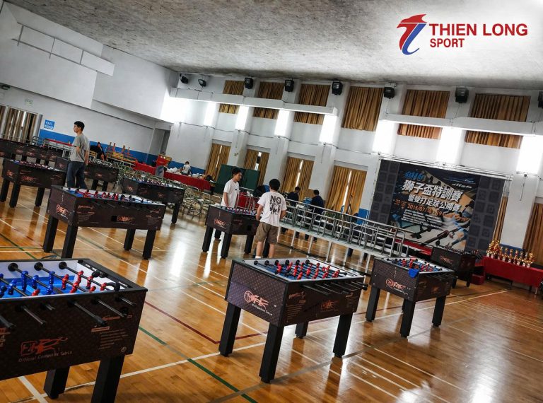 Bàn Bi Lắc Fireball TĐ-02 sử dụng trong không gian thi đấu