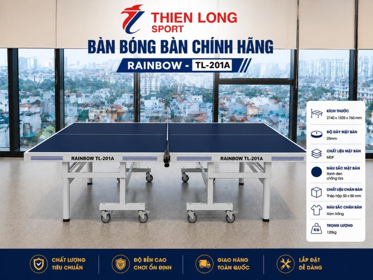 Hình ảnh Bàn bóng bàn thi đấu Rainbow TL-201A