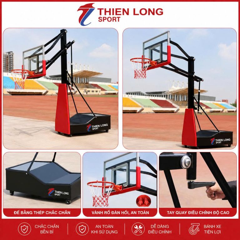 Hình ảnh Trụ Bóng Rổ Di Động Nhập Khẩu S028S