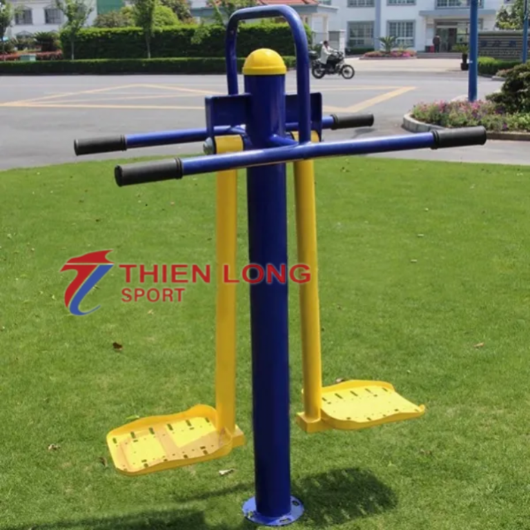 Máy tập lưng eo đôi NT-513 của Thiên Long, minh họa nhóm máy vận động lưng eo. Đây chỉ là ảnh minh họa loại thiết bị, không phải ảnh chụp tại công viên ở Đà Nẵng.