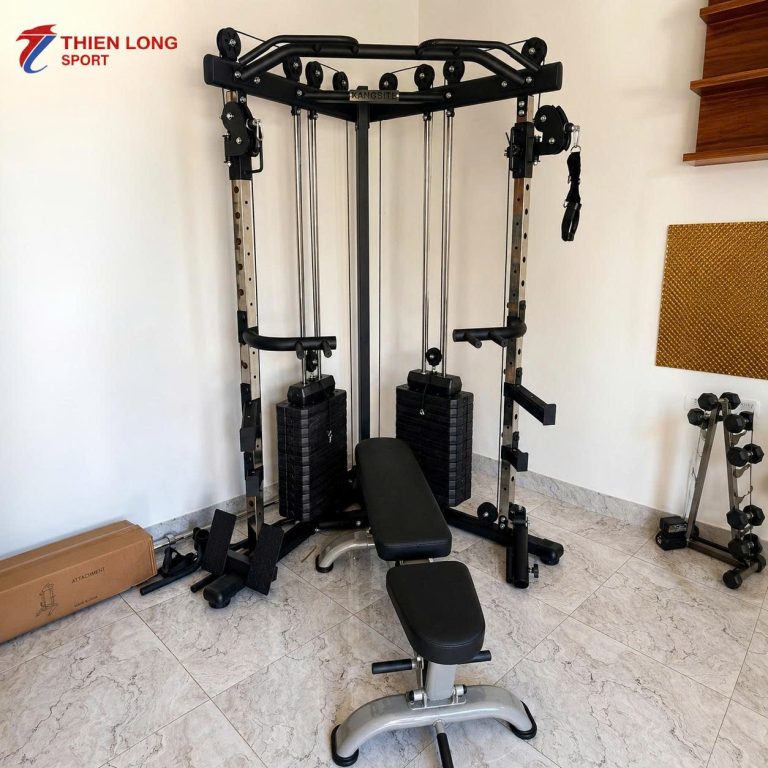 Hình ảnh Giàn kéo tạ xô vai đôi XJL-S268