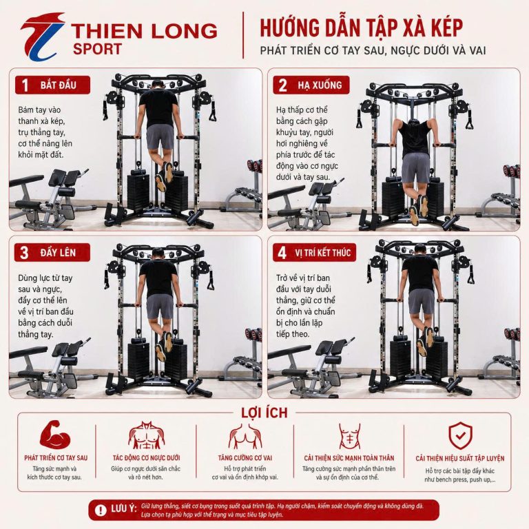 Hình ảnh Giàn kéo tạ xô vai đôi XJL-S268