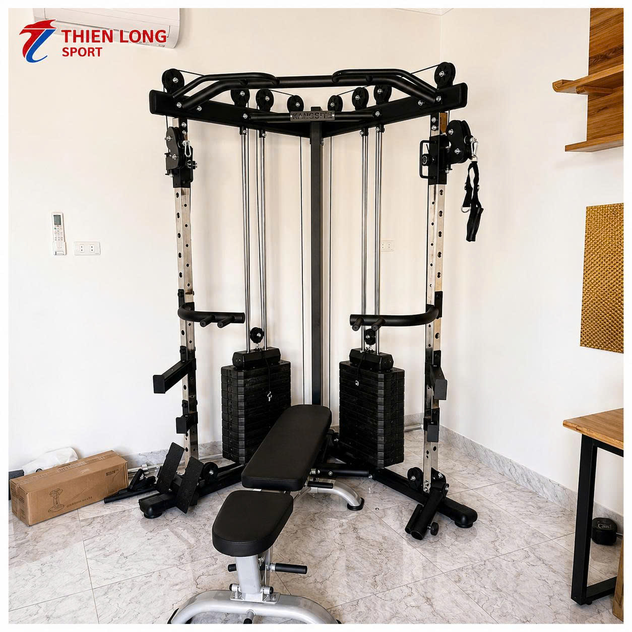 Giàn kéo tạ xô vai đôi BP-HK268A