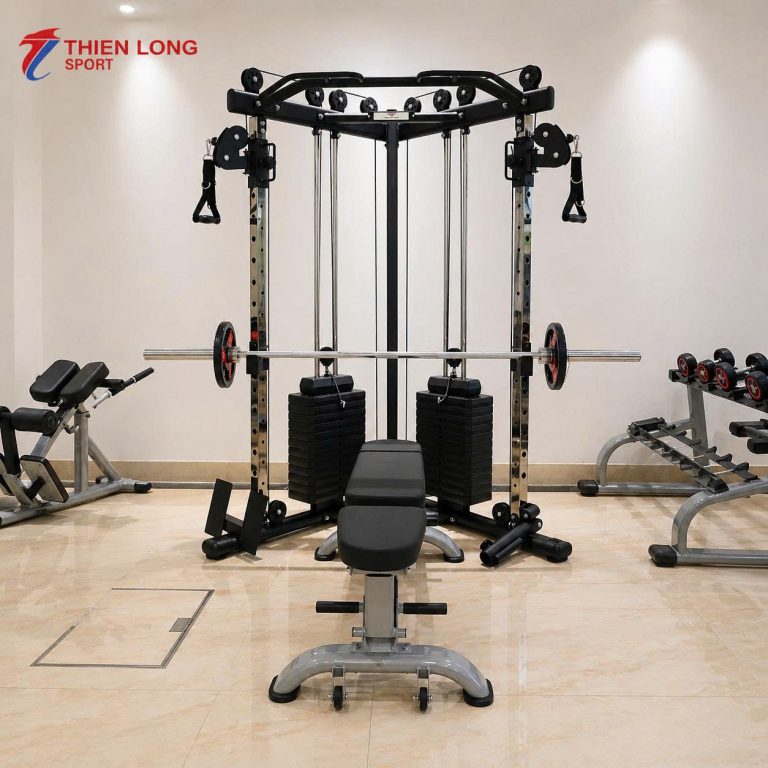 Hình ảnh Giàn kéo tạ xô vai đôi XJL-S268