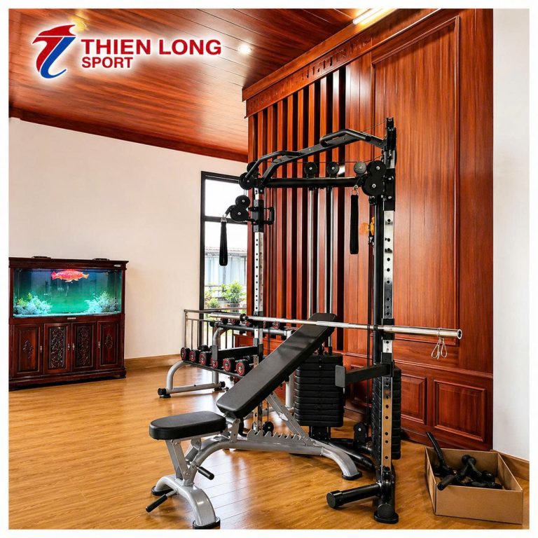Hình ảnh Giàn kéo tạ xô vai đôi XJL-S268