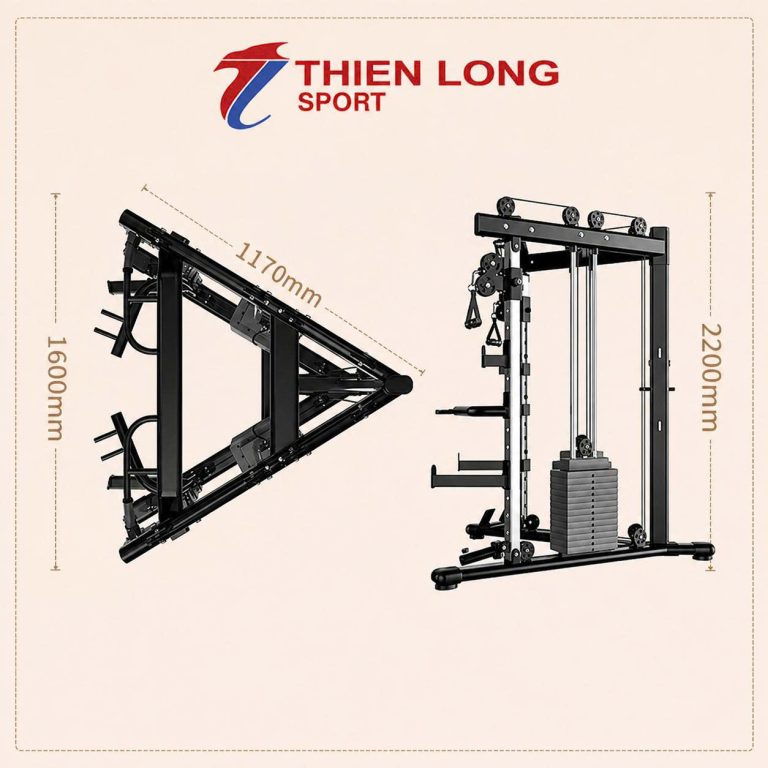 Hình ảnh Giàn kéo tạ xô vai đôi XJL-S268