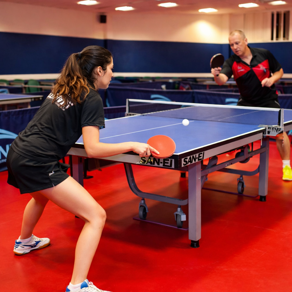 Một set bóng bàn khi một đội đạt 11 điểm sẽ kết thúc với cách biệt là 2 điểm Một set bóng bàn khi một đội đạt 11 điểm sẽ kết thúc với cách biệt là 2 điểm