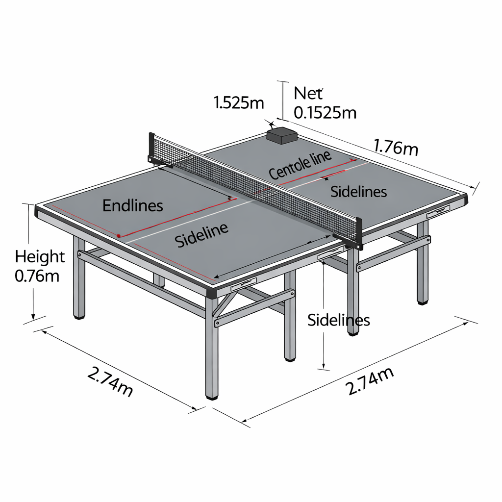 Quy trình kiểm tra chất lượng của bàn bóng bàn quốc tế rất nghiêm ngặt
