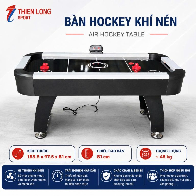 Bàn Air Hockey TH-1832 có quạt tạo khí và bảng điểm điện tử