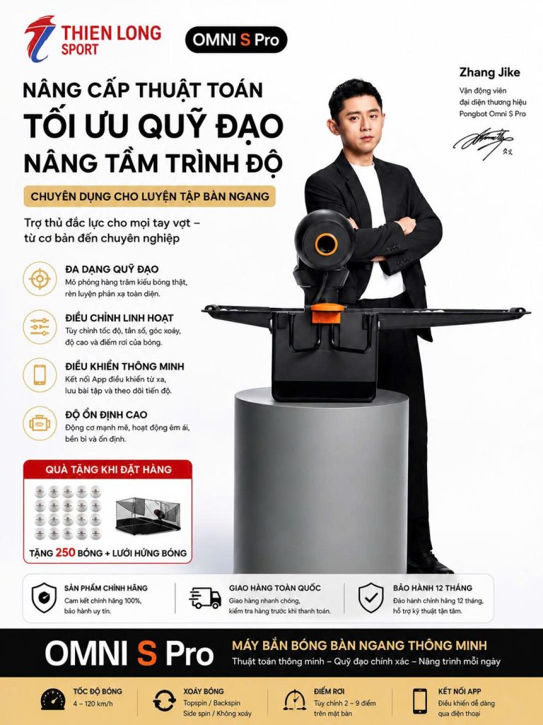 Hình ảnh Máy Pongbot Omni S Pro